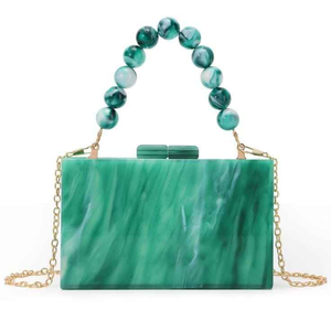 Elegant Handmade Resin Clutch Bag for Women Premium Luxury Look Eco-Friendly MODEL Perfect for Festive Fashion Handmade MULTI - Product Image 6