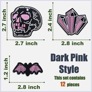 Custom Cool Morale Designer Hat Fabric Woven Full Embroidered Logo Iron on Embroidery Badges Patches for Jackets Hats Clothing - Product Image 2