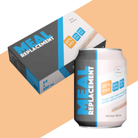 Mélange nutritionnel fonctionnel basé sur la science, boisson liquide orale pour adultes, substitut de repas, shake protéiné, saveur thé au lait, certifié ISO