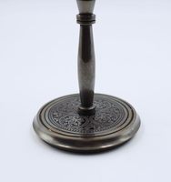 Jam Meja Antik Kuningan Gaya Art Deco dengan Mesin Quartz, Hadiah Unik dan Personal untuk Pria & Wanita, Ucapan Selamat, 5 Inci, Buatan India
