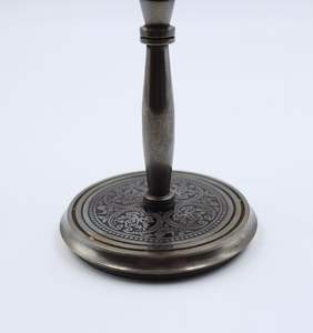 Horloge de bureau Art Déco en laiton antique, mouvement à quartz, cadeau personnalisé unique pour lui et elle, remise de diplôme, 5 pouces - Product Image 3