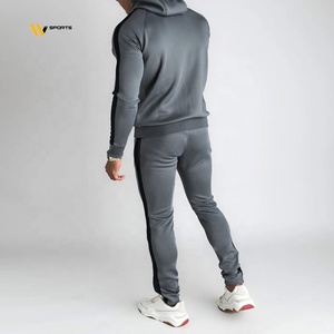 Venta al por mayor ropa deportiva de la mejor calidad chándales Jogging chándal para hombres transpirable antibacteriano invierno poliéster/algodón gimnasio - Product Image 2