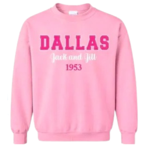 Sweat-shirt d'hiver décontracté à col rond pour femme, rose et bleu clair, motif graphique 1953, manches longues, pull écologique et élégant pour le quotidien - Product Image 1