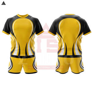 Nouvel arrivage : Ensemble d'uniformes de rugby imprimés de haute qualité, nouveau design, très vendu, pour hommes - Product Image 6