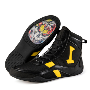 Chaussures de boxe à cheville rembourrée pour séances de sparring longues et sans douleur, avec soutien de la voûte plantaire, orthopédiques professionnelles - Product Image 5