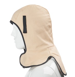 Casque de soudage en cuir de qualité supérieure, protection thermique pour le travail industriel, capuche de protection en cuir - Product Image 2