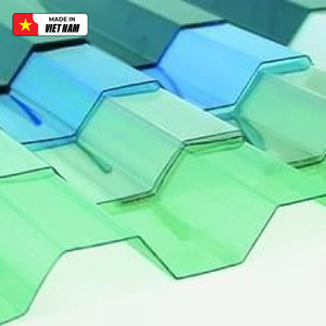 Plaque en polycarbonate ondulé durable, antistatique, résistante aux chocs, facile à installer pour abri de voiture ou auvent - Product Image 1