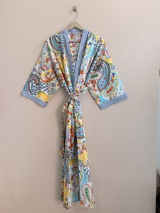 Vestido Kimono Bohemio de Verano, Estilo Japonés, Maxi, Oversize, Unisex, Tipo Bata de Baño - Product Image 2
