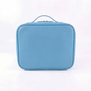 PVC Embossed Label Zipper Water Resistant Hanging Large Capacity Travel Fashion Cosmetic Bag - Product Image 5