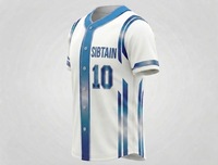 Nouveaux uniformes de baseball sublimés, maillots de baseball respirants, fabricants de maillots de sport, maillots de baseball personnalisés avec logo.