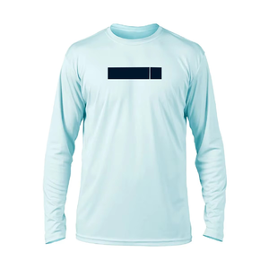 Chemises de pêche décontractées et élégantes pour hommes, manches courtes, col, logo personnalisé, respirantes, boutonnées, confortables, en polyester - Product Image 1