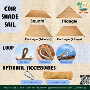 COIR <b>SHADE</b> SAIL-Luxury Durable Woven Outdoor Patio <b>Shade</b> Sail by Coco Hitech - Product Image 5