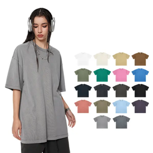 เสื้อยืดเปล่าคุณภาพสูง หนัก ทนทาน ไซส์ใหญ่พิเศษ สำหรับผู้ชาย ผ้าฝ้าย 100% เป็นมิตรกับสิ่งแวดล้อม แห้งเร็ว ระบายอากาศได้ดี ไม่ยับง่าย รับสั่งทำ - Product Image 1