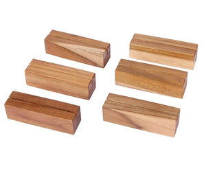 Wood Business <b>Card</b> Holder At Affordable Price 6 Pieces High Quality Custom Logo Wood Desk Holder - Product Image 5