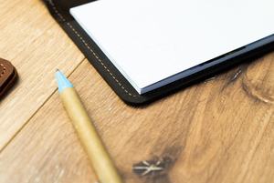 Couverture de chéquier mince porte-monnaie personnalisé en cuir de vachette vieilli mince portefeuille en cuir véritable LCR-0029 - Product Image 6