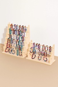 Premium Wooden Bangles And Bracelets Organization Stand <b>For</b> <b>Dressing</b> <b>Table</b> Jewelry Display And Home Decor <b>Storage</b> Rack - Product Image 6