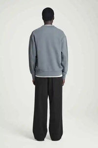 Sweat-shirt polaire pour homme à col ras du cou, coupe décontractée, 100% coton épais, imprimé, doublé, séchage rapide, style vintage, pour l'hiver - Product Image 5