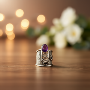 Bague de mode en améthyste de 6,4 grammes - Product Image 3