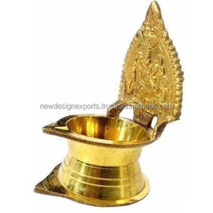 Brass Laxmi Decorative Diya for Pooja Oil - Product Image 6