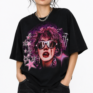 Camiseta Oversize Gráfica Vintage Personalizada de Algodón Pesado con Estampado Personalizado 100% Algodón Lavado al Ácido para Uso Cómodo Unisex - Product Image 5