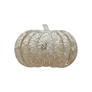 High Quality MDF Mosaic Pumpkin <b>Decor</b> <b>Halloween</b> Christmas Home Party Festival Inlay MOP Tabletop <b>Decoration</b> Luxury Home - Product Image 1