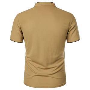 Wholesale Men's Regular Fit Blank Summer Polo <b>Shirts</b> Custom High Quality Solid Color Casual Polo <b>T</b> <b>Shirt</b> for Men - Product Image 2