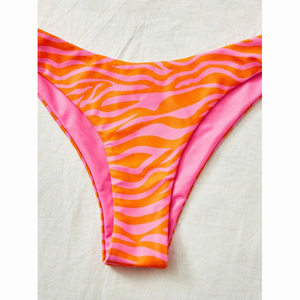 Women's Underwire <b>Bikini</b> <b>Set</b> <b>Push</b> <b>Up</b> Tiger Stripe Animal Print Swimsuit Two Piece Bathing Suit Beachwear 2026 - Product Image 3