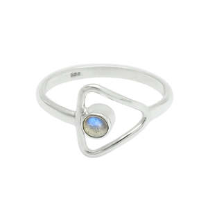 Bague en labradorite au design unique, argent sterling 925, bijoux bohèmes en argent fin sur mesure pour femmes, prix de gros - Product Image 1