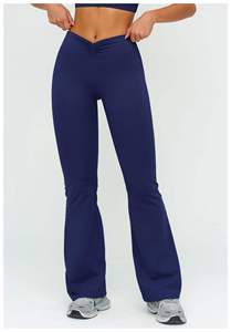 Pantalon plissé décontracté printemps-été 2023 pour femme, coupe large, effet amincissant, style droit et élégant - Product Image 3