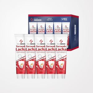 ยาสีฟัน WB Korean K-Beauty Polmedison Tornado Racha ชุด 5 ชิ้น ผลิตในเกาหลี 100 กรัม รสแอปเปิ้ลมิ้นท์ - Product Image 6