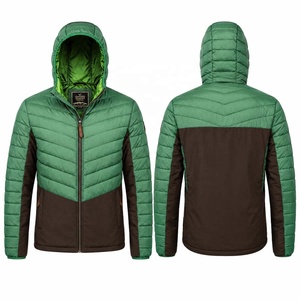 Chaqueta Acolchada con Capucha para Hombre, Cortavientos, con Cierre de Cremallera, para Uso en Exteriores en Invierno - Product Image 4