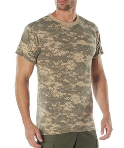 T-shirt tactique 100 % coton pour homme, col rond, respirant, manches courtes, impression sublimée, AI-TS-44 - Product Image 2