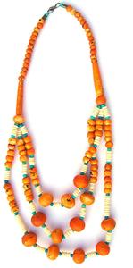 Handcrafted Bone Layered <b>Necklace</b> <b>Statement</b> Fashion Jewelry Round Bead Ethnic Boho <b>Necklace</b> for Women - Product Image 4