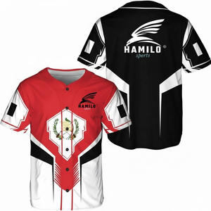 Ensemble de maillots de baseball de sport pour hommes de haute qualité, respirant, à séchage rapide, 100% polyester, avec logo personnalisé, pour adultes - Product Image 6