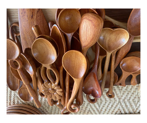 Cuillère à café en bois en gros, écologique, réutilisable, cuillère à thé, agitateur à expresso, ustensile de cuisine en bois naturel - Product Image 4