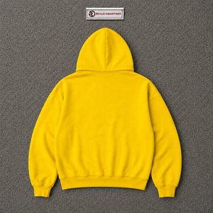 Sudadera con capucha amarilla para hombre, con estampado Art Never Comes To An End, estilo informal, de algodón, felpa francesa, ropa de otoño a la moda - Product Image 6