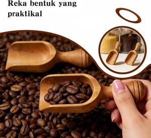 Ensemble de 6 spatules en bois durables et écologiques de couleur naturelle pour des expériences culinaires authentiques, ustensiles antiadhésifs - Product Image 5