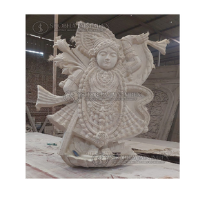 Nueva llegada: Murti de Shrinath Ji de fibra, estilo moderno y tradicional, para decoración del hogar - Product Image 1