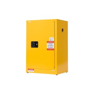 Armadio per Stoccaggio Materiali Infiammabili da 13 Galloni, 23,2 X 18,1 X 35,4 Pollici, in Acciaio Zincato a Freddo con Ripiano Regolabile per Magazzino - Product Image 1