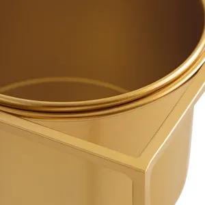 Juego de Macetas Modernas de Fibra Vegetal, Diseño Cuadrado, Macetas de Escritorio para Interiores, Estilo Minimalista, Ecológicas, Duraderas, para Plantas Verdes - Product Image 2