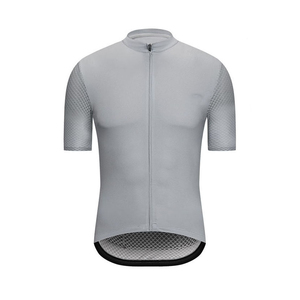 Conjunto de Jersey de Ciclismo de Manga Corta para Hombre de Alta Calidad al por Mayor, con Bloques de Color Negro, Blanco y Rojo, con Pantalones Cortos Acolchados - Product Image 5