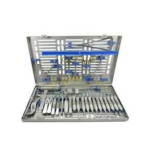 Kit de chirurgie orale orthodontique en acier inoxydable de haute qualité, 33 pièces, instruments dentaires avancés pour implants et parodontie, certifié CE - Product Image 4