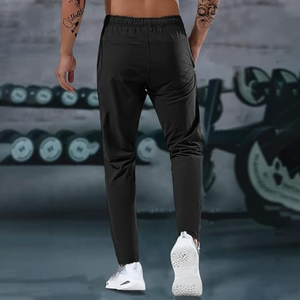 Lightweight Breathable Men <b>Jogger</b> Pants Quick Dry Sweatpants Running Yoga Golf Zipper Pocket Sportswear <b>Nylon</b> Spandex - Product Image 2