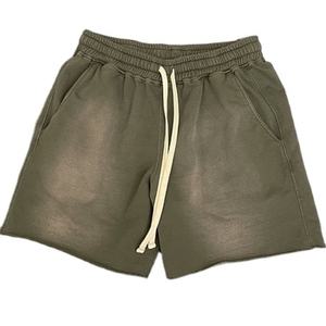 ผ้าคอตตอนผ้าเกล็ดปลาแบบถักสำหรับผู้ชายระบายอากาศได้ดีผ้าฟรองซ์เทอร์รี่เฮฟวีเวตสไตล์ไฮสตรีทสไตล์วินเทจ - Product Image 1