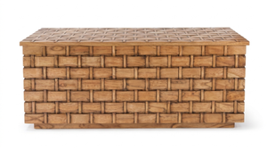 Organisateur de vêtements en bois tressé moderne, capacité 5-10 kg, design pliable et empilable, 1 couche - Product Image 3