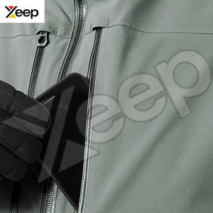 Chaqueta Cortavientos de Invierno con Capucha para Hombre, Transpirable, de Secado Rápido, Nailon y Poliéster de Alta Calidad - Product Image 3