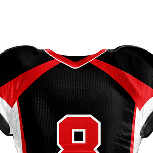 Maillot de football américain personnalisé avec broderie et impression par sublimation, design en maille, style streetwear tendance pour équipe nationale - Product Image 4