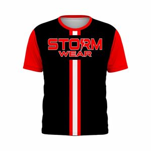 Camiseta Deportiva Personalizada de Alta Calidad para Hombre, Camiseta con Logotipo de Equipo Personalizado, Marca STORM WEAR, Cuello Redondo, Sublimación de Alta Calidad - Product Image 4