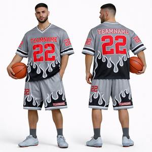 เสื้อเจอร์ซีย์แฟนอเมริกันฟุตบอลผู้ชายสีแดงแบบขายส่งสั่งทำพิเศษ ผลิตจากโพลีเอสเตอร์ 100% ระบายอากาศได้ดี แห้งเร็ว ซับเหงื่อ ออกแบบ OEM - Product Image 1