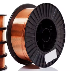 ลวดเชื่อมเหล็กกล้าคาร์บอน MIG ER70S-6 ขนาด 0.8 มม. น้ำหนัก 15 กก. แบบม้วน ผู้ผลิต ผู้ส่งออก ผู้จัดจำหน่าย โรงงาน จัดหาจำนวนมาก ลวดเชื่อมอุตสาหกรรม ส่งออก - Product Image 1